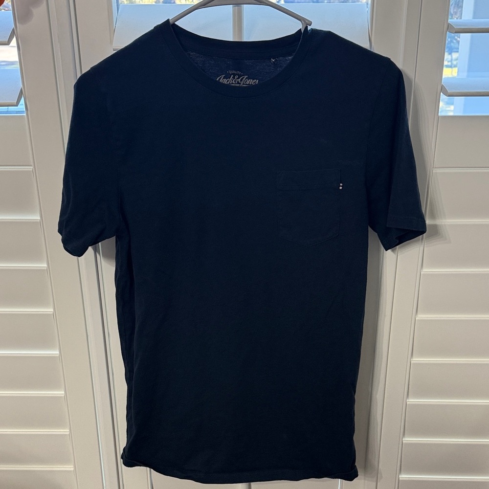 Jack & Jones Navy Blue Short Sleeve Tee